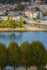 Fototapeta na wymiar Landscape and view of the pretty town of Coimbra in the west of Portugal