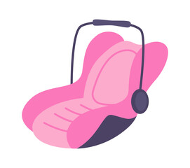 Carrying for children flat icon Baby car seat