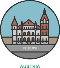 Feldbach. Cities and towns in Austria