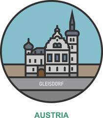 Gleisdorf. Cities and towns in Austria