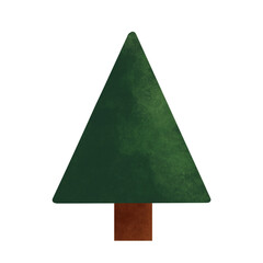 green christmas tree