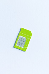 Sim card on a white background,Smartphone with simcard. Vector illustration isolated on white background. Ready for your design