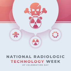 Happy Radiologic Technology Week Celebration Vector Design Illustration for Background, Poster, Banner, Advertising, Greeting Card
