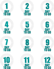 sweet pattern countdown design image