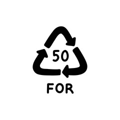 recycling codes organic, biomatter doodle icons, vector color line illustration