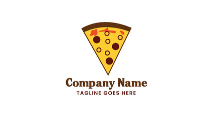 Minimal Pizza Logo Template