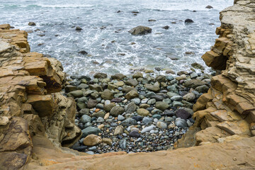 Pebbles on the beach
