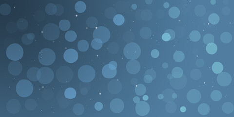 Blurred of blue bokeh for abstract background