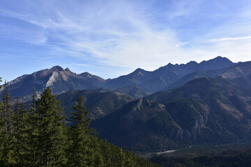 Tatry Bielskie, góry, Hawrań, Murań, Słowacja, TANAP, 