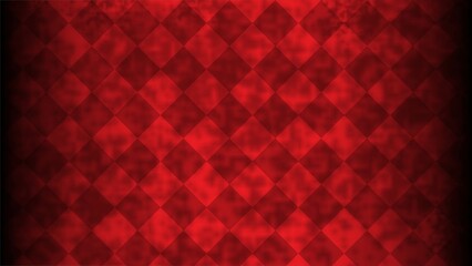 Red color background with black checks