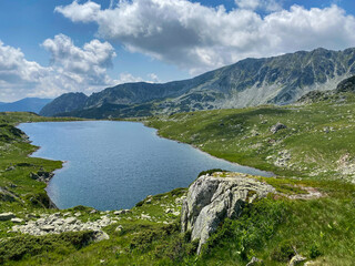 Naklejka na ściany i meble Bucura lake in the Retezat mountains