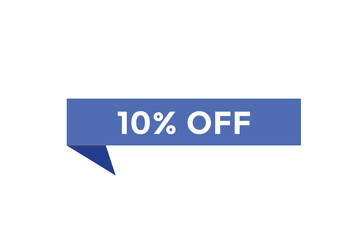 10% off special offers. Marketing sale banner for discount offer. Hot sale, super sale up to 50% off sticker label template
