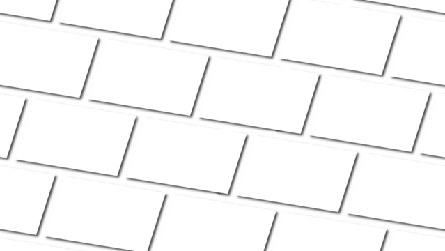 Multiple Horizontal Business Card Modern Mockup. Various Horizontal Angle Business Card Mockups for Branding Presentation, Corporate Identity, Advertising, Stationery, Graphic Design Template Png Item