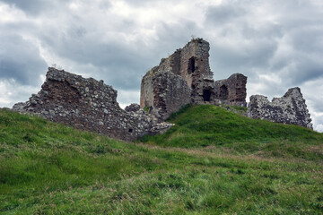 Fototapeta na wymiar Historic Ruins of Duffus Castle