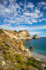 Fototapeta na wymiar Beautiful sites of Skiathos island, Greece 