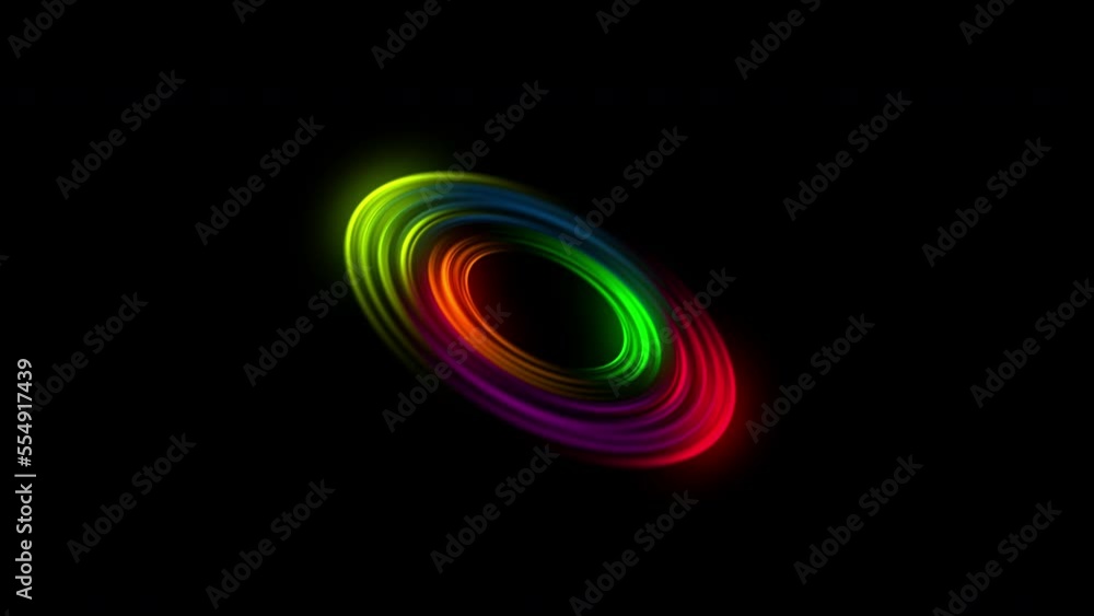 Poster spiral concept shape abstract background animation