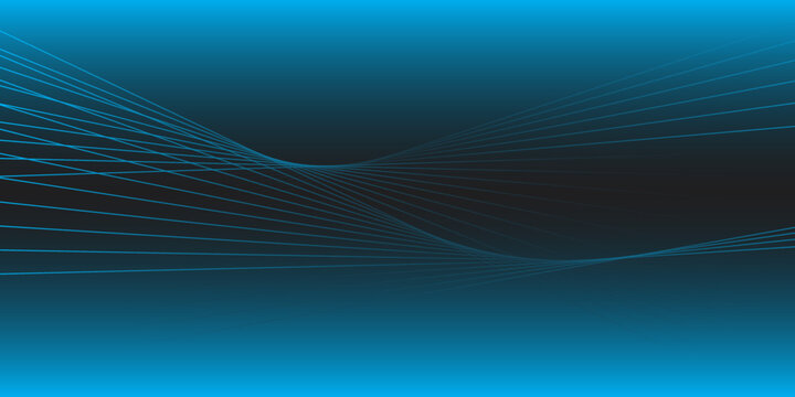 Abstract blue pattern with flowing motion backdrop wallpaper. Dark blue geometric background.