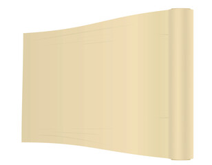 Food membrane roll. vector illustration