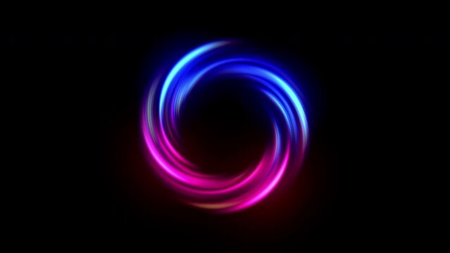 Spiral concept shape abstract background animation