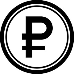 Obraz premium World currency coins icon vector.