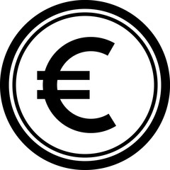World currency coins icon vector.