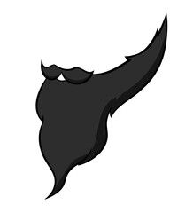 Santa Claus Beard Mustache Hipster Men