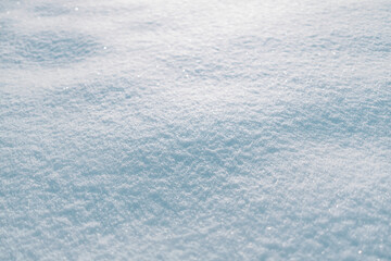 Winter landscape. It's snowy. Snowflakes, drifts of snow. At close range. Snowfall. Nature. Recording space, free space. Background. 