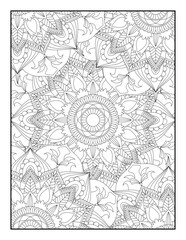 Flower Mandala Coloring Page ,Floral Coloring Pages, Coloring Pages