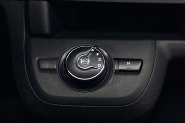 Modern car transmission gearbox shifter