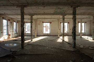 Fototapeta na wymiar opuszczona fabryka , opuszczone urbex