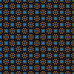 Multi color seamless abstract pattern. Background and backdrop. Multi Colored. Colorful ornamental design. Colored mosaic ornaments. Vector graphic illustration. EPS10.