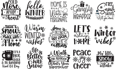 Winter SVG Bundle, Winter svg