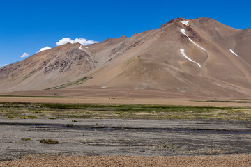 Landscape at Paso Vergara - crossing the border from Chile to Argentina while traveling South America