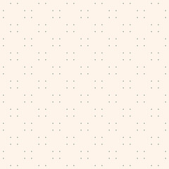 Vector minimalist background. Simple black and white geometric seamless pattern with tiny triangles shapes, dots in regular grid. Subtle minimal abstract texture. Trendy delicate repeat geo design