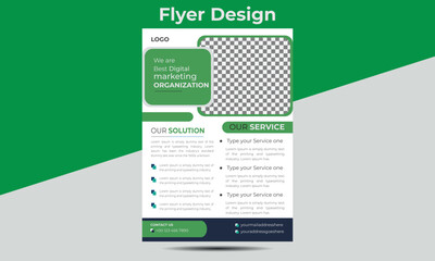 Corporate Business flyer design Template