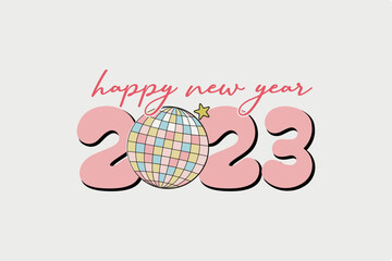 Happy New Year 2023 T shirt Design
