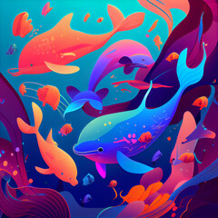 Colourful Animal Gradients