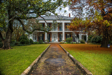 old mansion in Spanish town