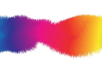Rainbow wave fur background. 