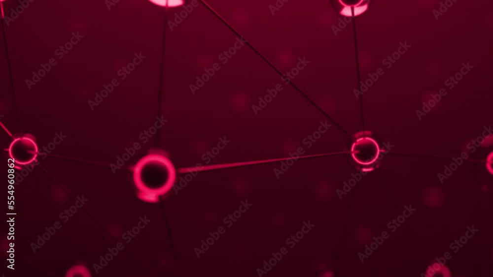 Poster plexus fantasy abstract technology and engineering background. design. concept of artificial intelli