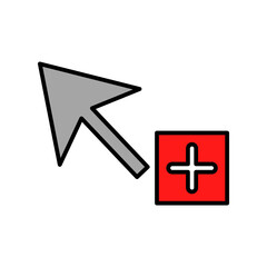 cursor lineal color icon
