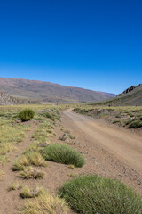 Landscape at Paso Vergara - crossing the border from Chile to Argentina while traveling South America