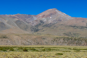 Landscape at Paso Vergara - crossing the border from Chile to Argentina while traveling South America