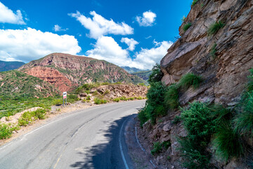 road in a beautiful mountain landscape