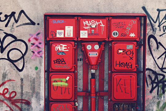 street art in Amsterdam NDSM Werft, The Netherlands
