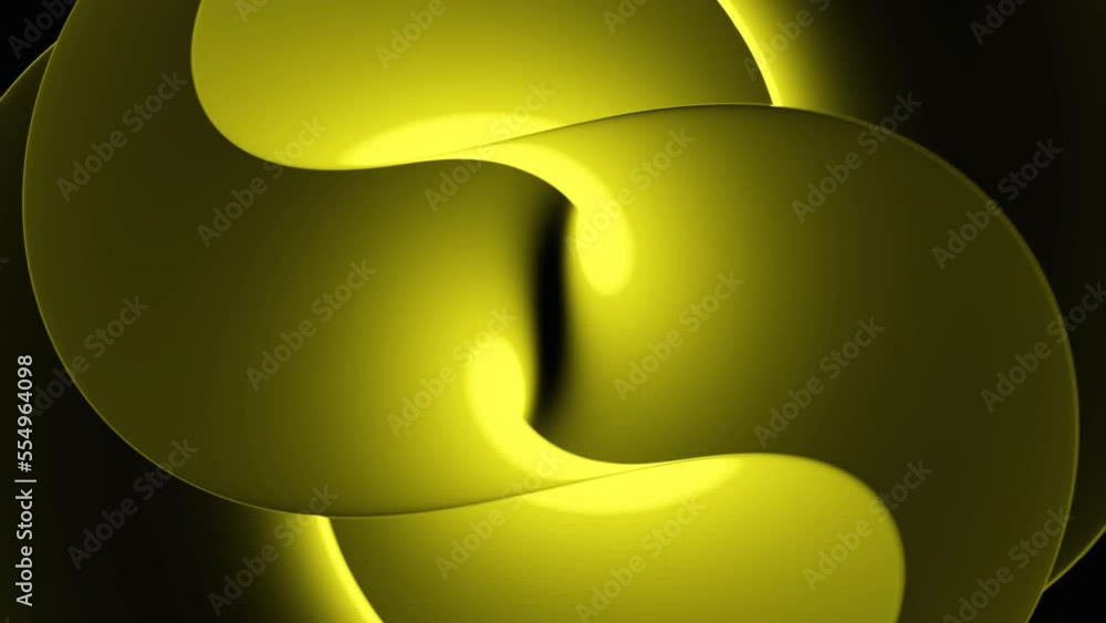 Poster abstract rotating heart of an alien creature. design. spinning 3d heart shape isolated on a black ba