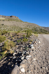 Landscape at Paso Vergara - crossing the border from Chile to Argentina while traveling South America
