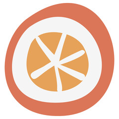 Christmas Elegant PNG isolated clipart. Boho kids design poster.Doodled drawing in scandinavian style.