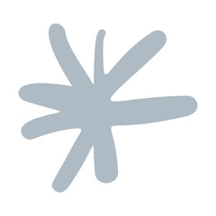 Christmas Elegant PNG isolated clipart. Boho kids design poster.Doodled drawing in scandinavian style.