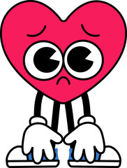 Heart Character pose so sadly 